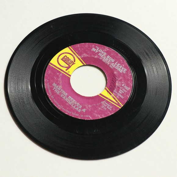 Martha Reeves & The Vandellas-Love Bug Leave My Heart Alone 45 Vinyl 7" Single - Picture 4 of 9